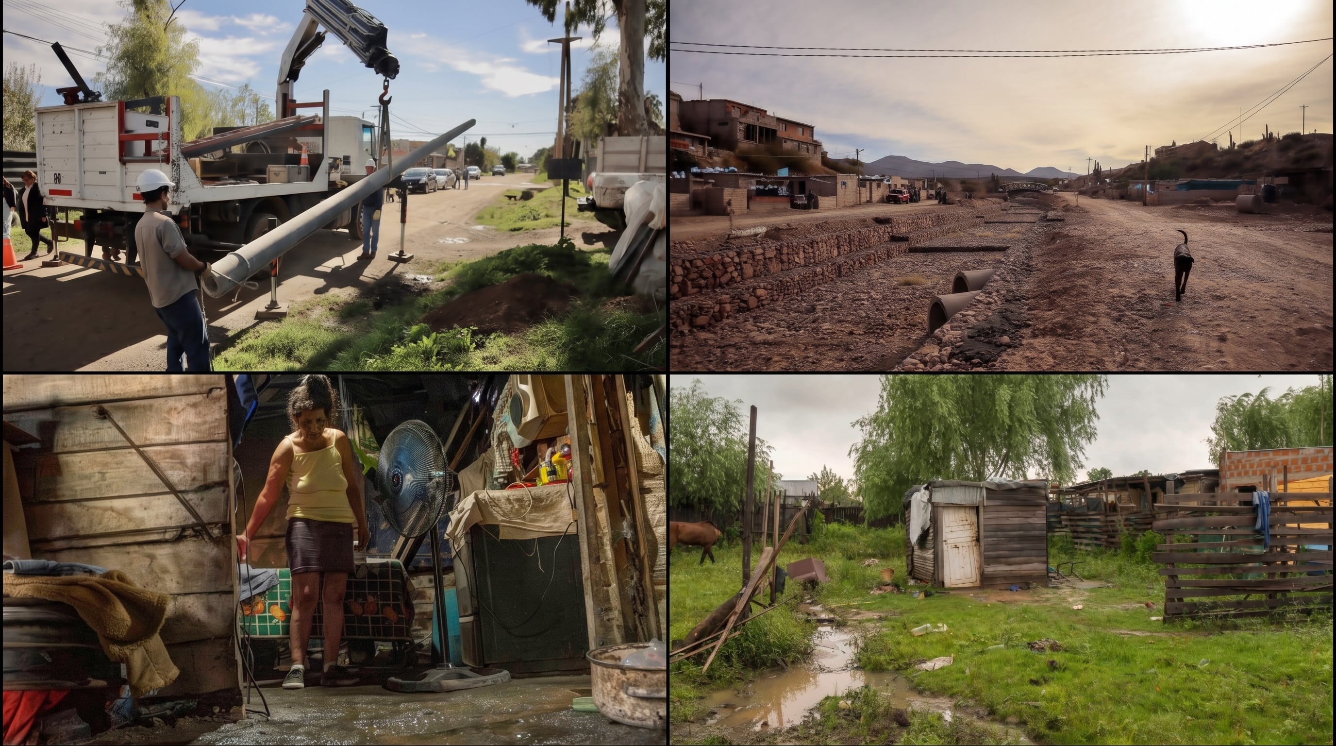 Imagen: 671 obras paralizadas: la Iglesia, el Congreso y los movimientos sociales van por una ley que blindaría barrios populares hasta 2036