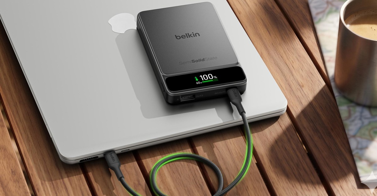 Imagen: Las baterías semisólidas de Belkin duran 3 veces más: el fin de los power banks descartables