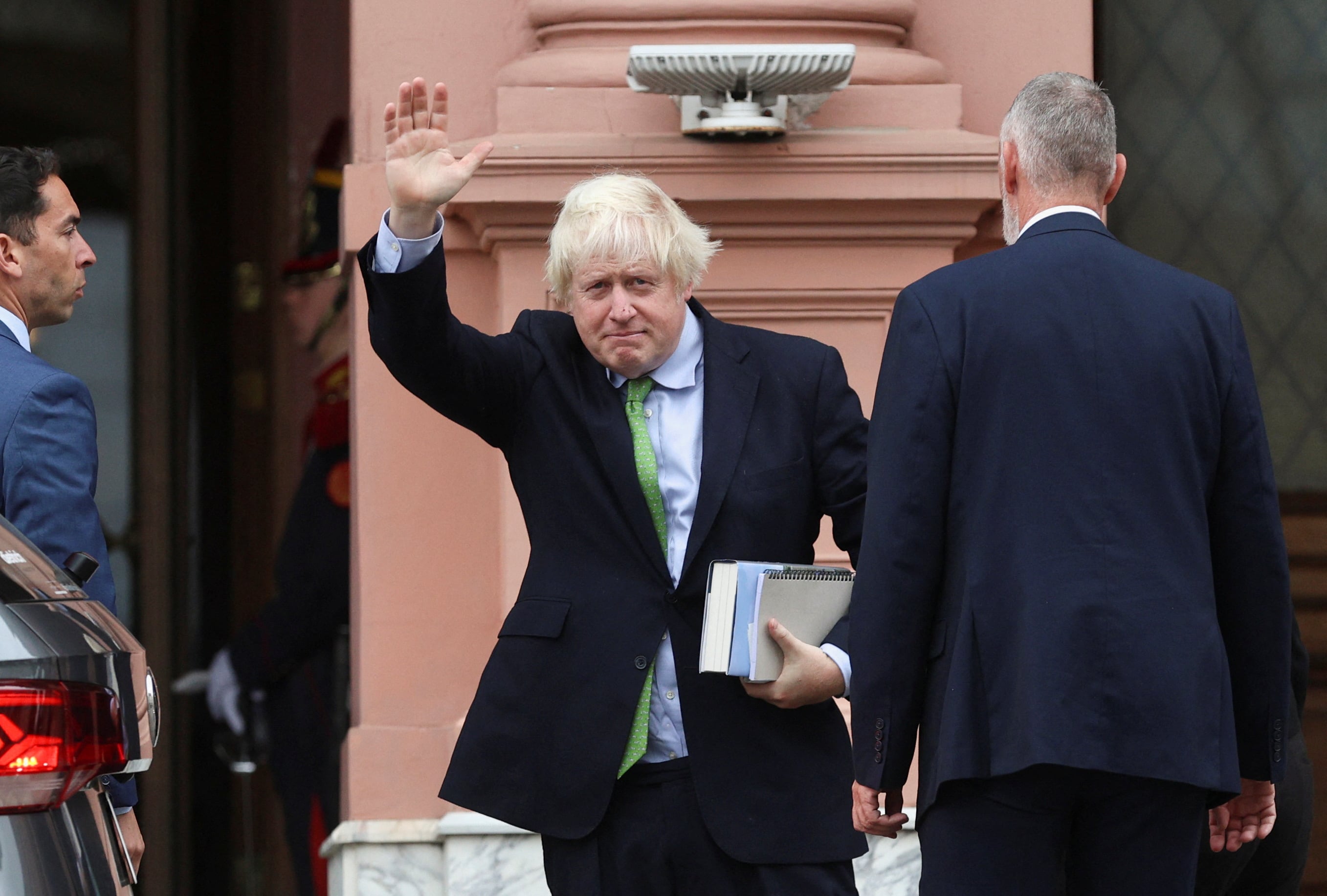 Imagen: Boris Johnson pide tropas en Malvinas: el discurso de Milei abrió una grieta en la política interna británica