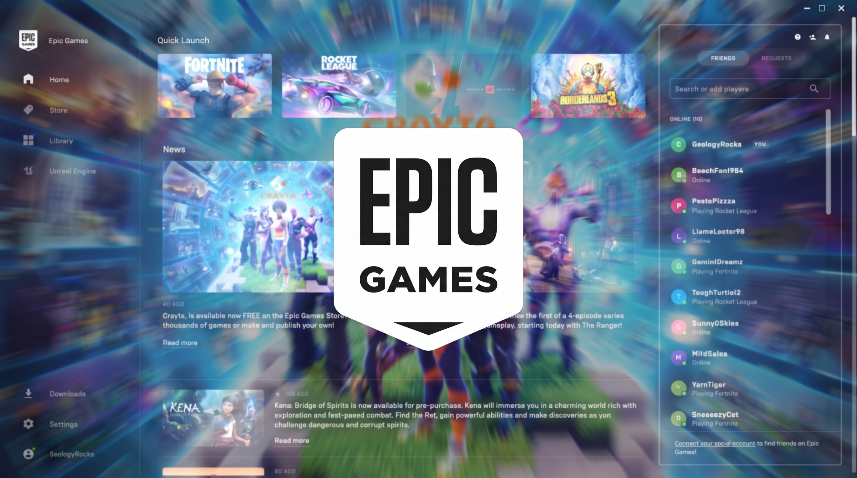 Imagen: Epic usó IA para reescribir su lanzador desde cero y lo hizo 46% más rápido que Steam