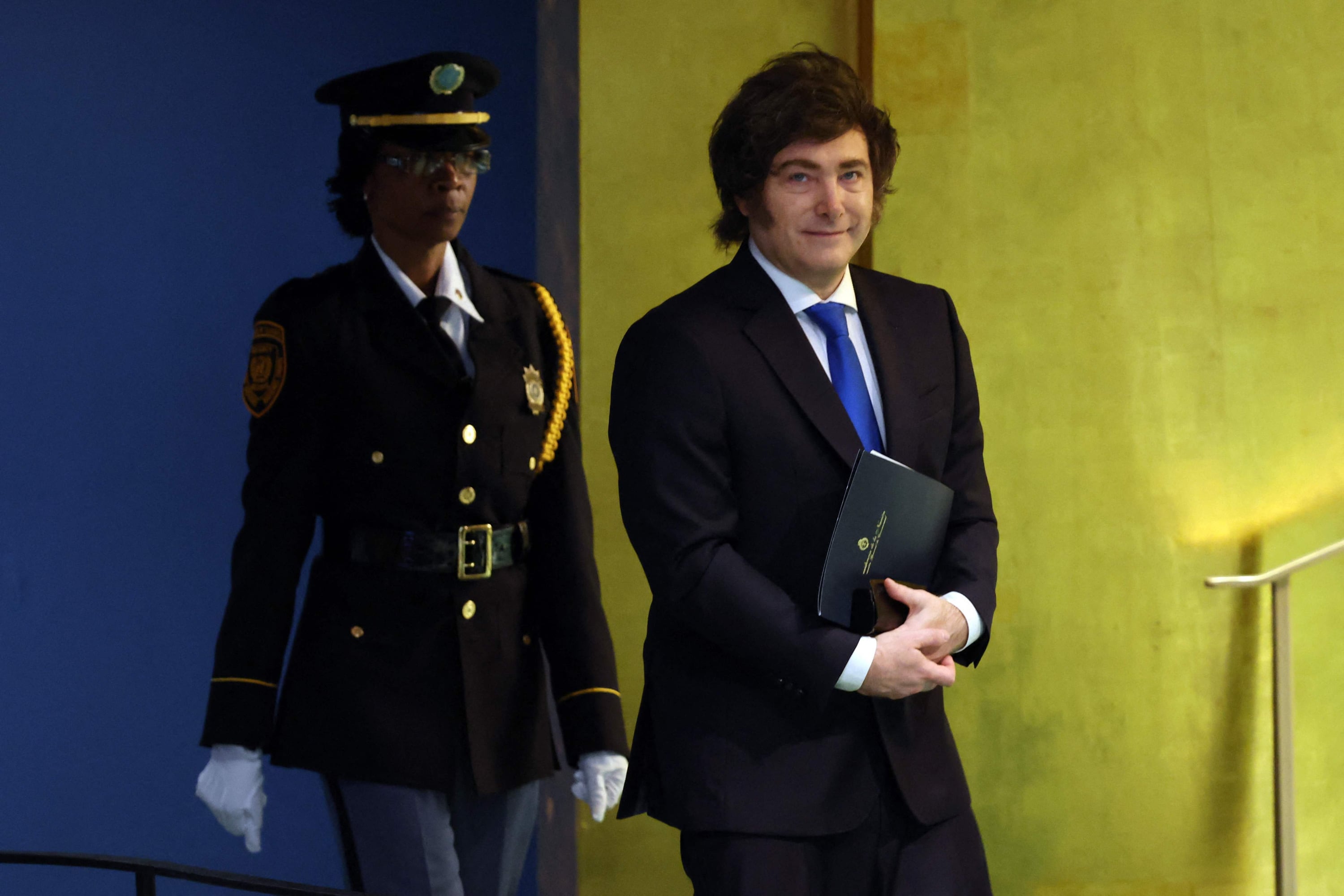 Imagen: Milei va a la ONU con Malvinas como arma diplomática y una posible cumbre con Trump en juego