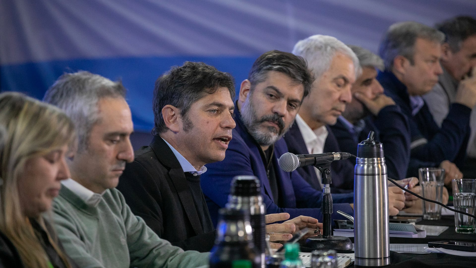 Imagen: Kicillof va por el peronismo sin pedir permiso: acto nacional en septiembre y alianza sindical