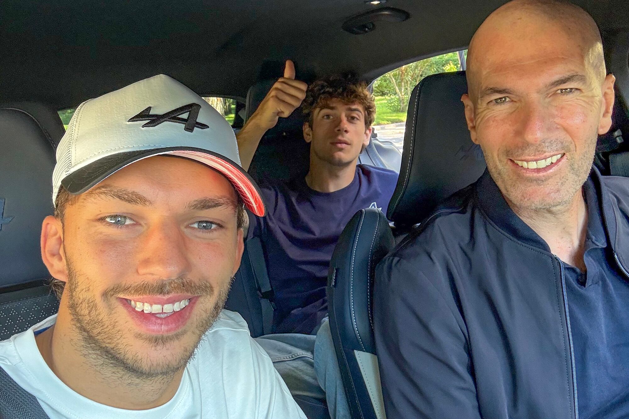 Imagen: Zidane al volante y un circuito que asusta: Colapinto llega a Madrid con todo el peso del debut