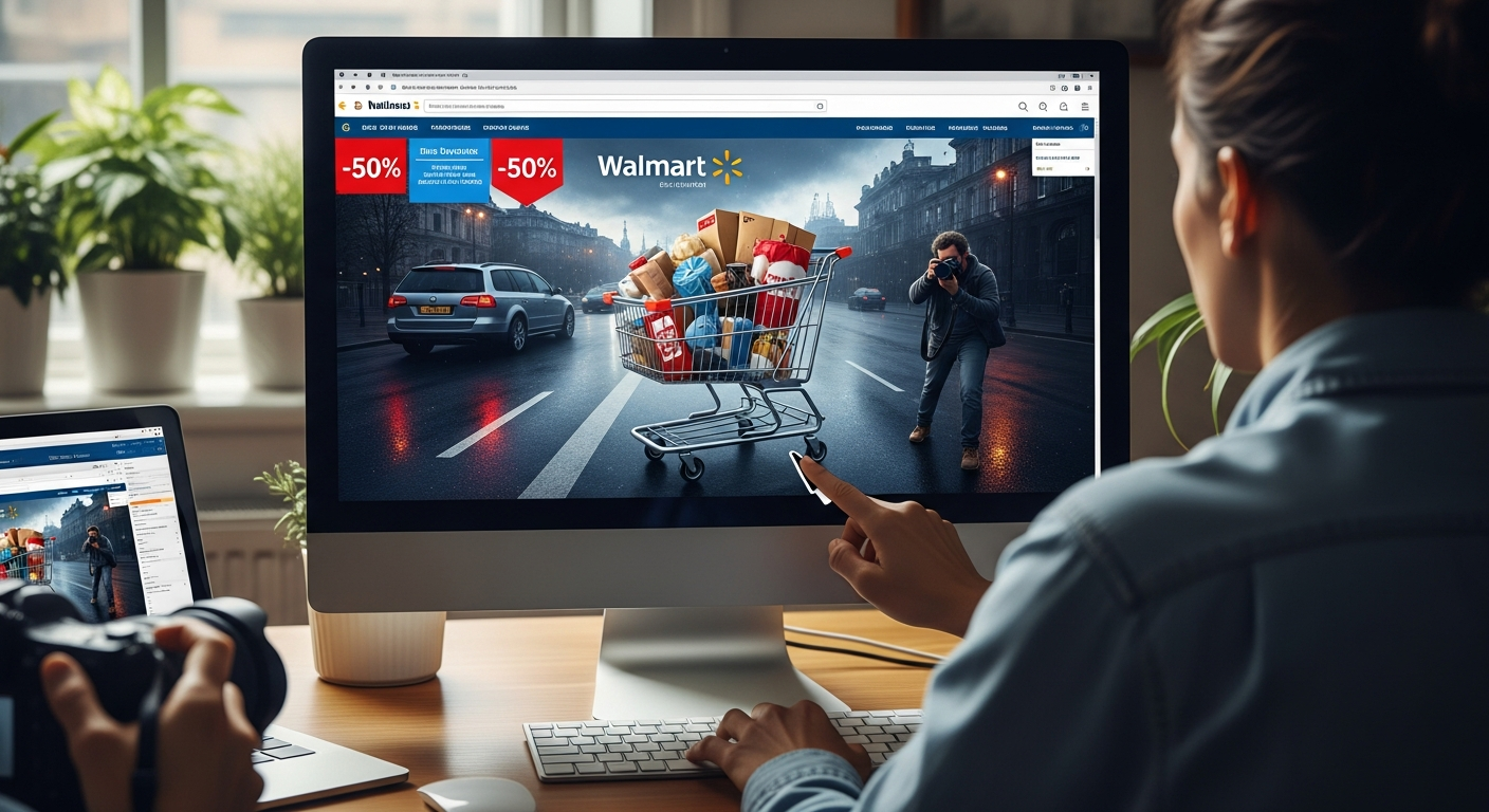 Imagen generada por IA para: Walmart activa descuentos de hasta 65% y recorta a mitad de precio su membresía Walmart+ en julio 2026