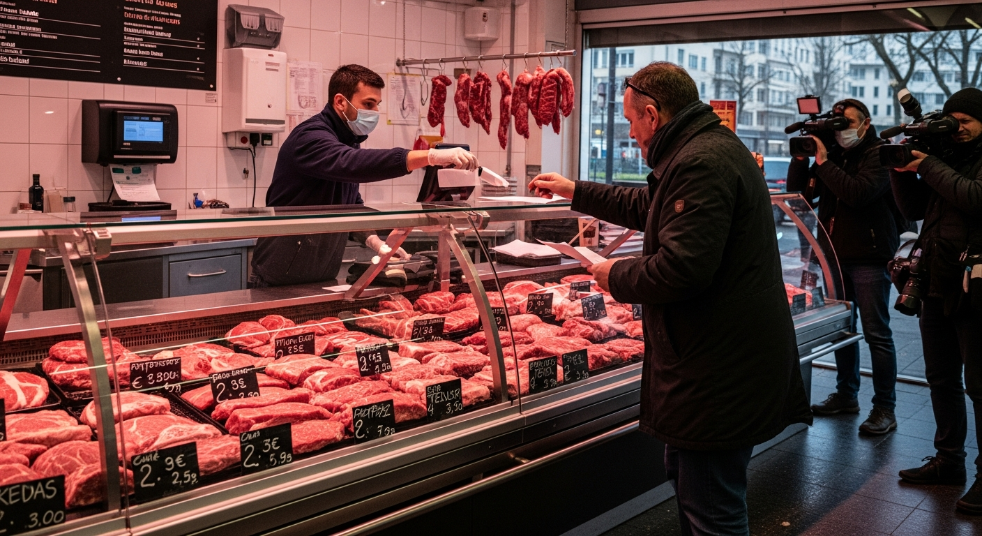 Imagen generada por IA para: El precio de la carne en Berlín: cuánto cuesta el asado en euros y qué implica la comparación
