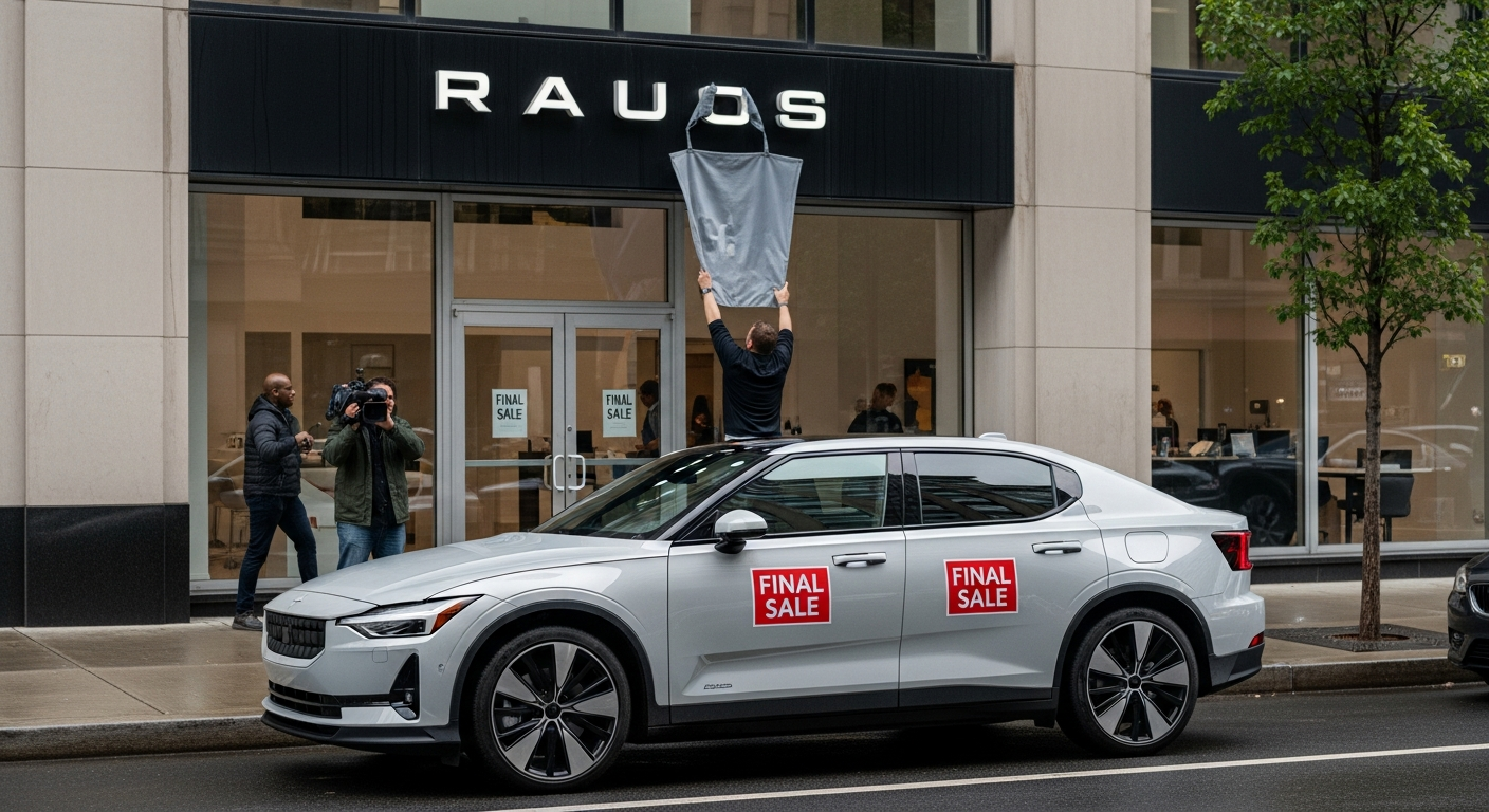 Imagen generada por IA para: EE.UU. prohíbe a Polestar vender autos desde 2027 por sus vínculos con China