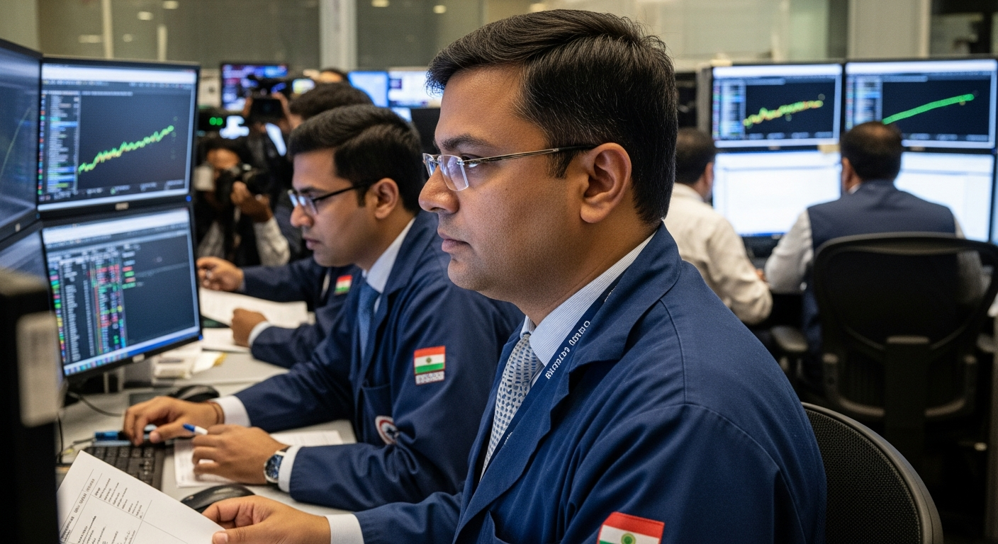 Imagen generada por IA para: India rompe récord de compra extranjera de bonos tras eliminar impuestos a inversores globales