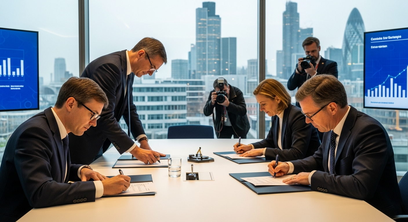 Imagen generada por IA para: Engie cierra UK Power Networks antes de lo previsto y eleva sus metas hasta 2028: un movimiento que redefine su peso global