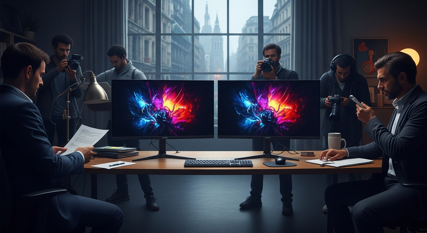 Imagen generada por IA para: Samsung lanza descuentos de hasta 38% en monitores OLED por el Amazon Prime Day