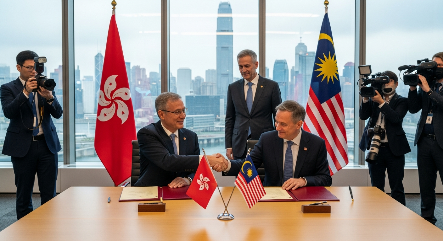 Imagen generada por IA para: Hong Kong y Malasia lanzan una alianza multisectorial que redefine el mapa de inversión y negocios en Asia