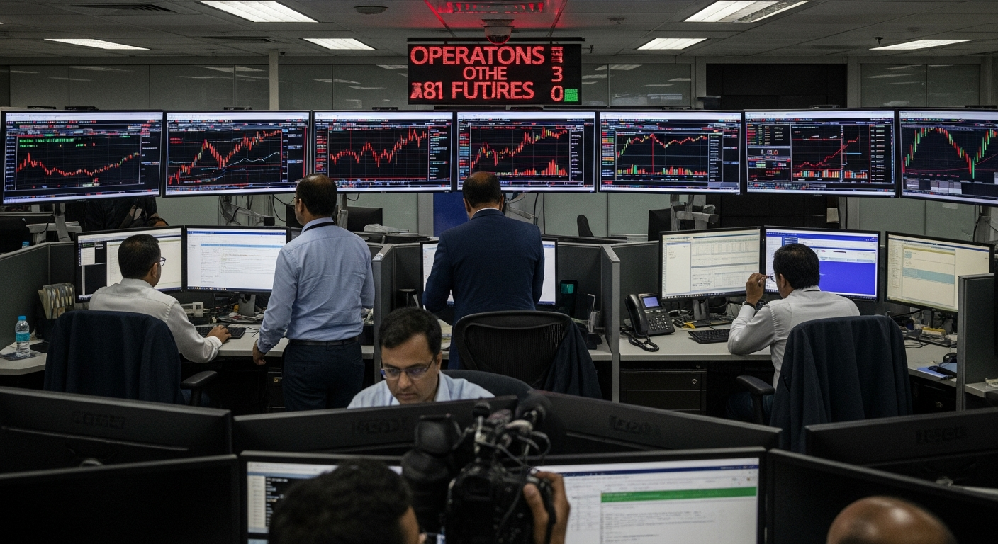 Imagen generada por IA para: India restringe el financiamiento a operadores bursátiles locales y abre ventaja a firmas extranjeras