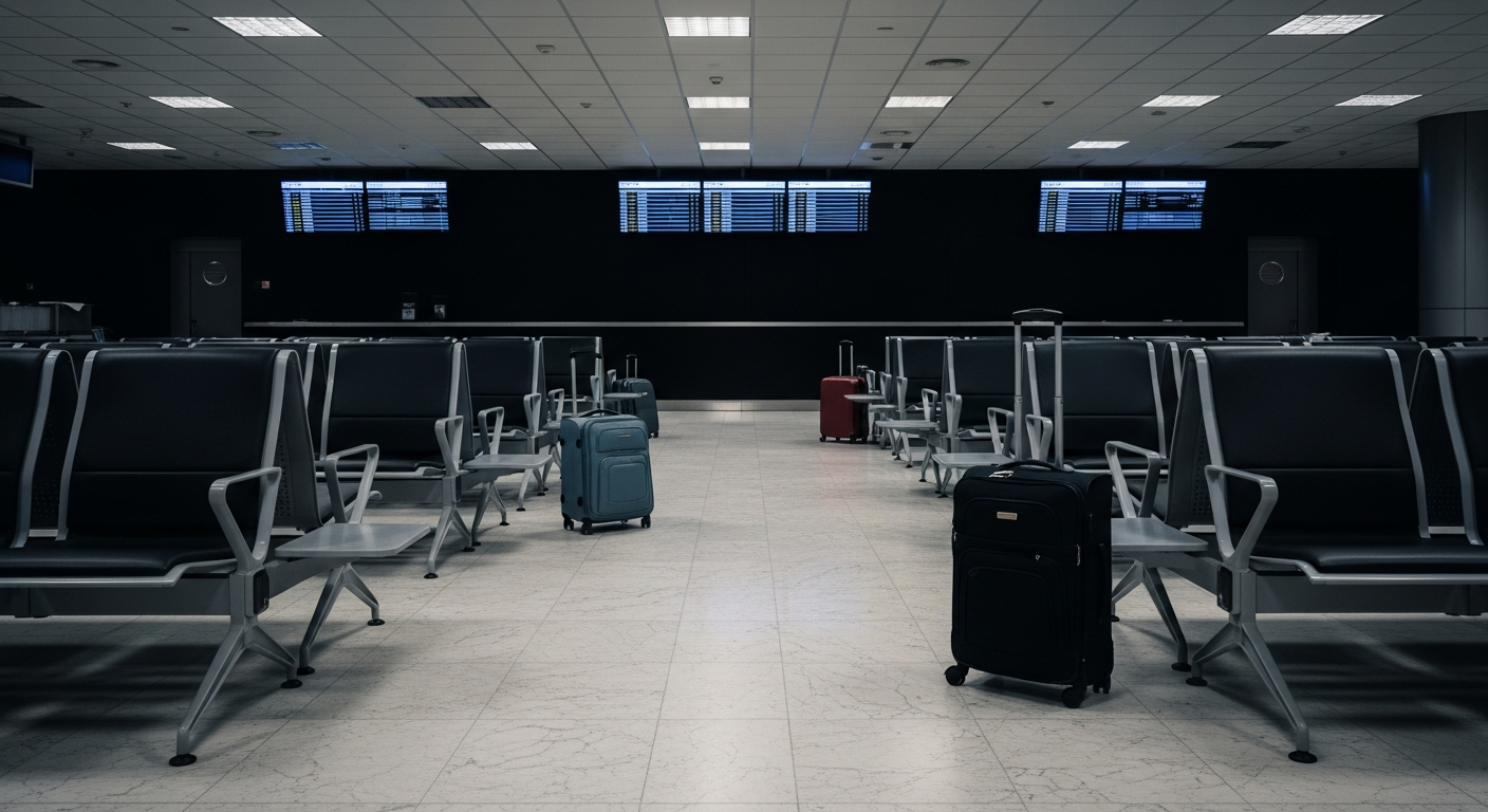 Imagen generada por IA para: Caos en Aeroparque: aerolíneas culpan a la empresa estatal por fallas tras el cambio de sistema de control aéreo