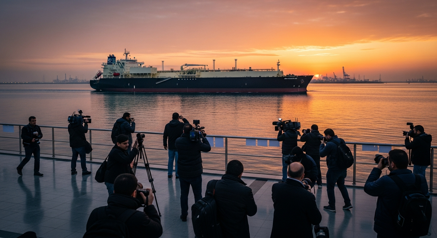 Imagen generada por IA para: Pakistán compra GNL de emergencia ante la persistente interrupción de exportaciones de Qatar por el Estrecho…