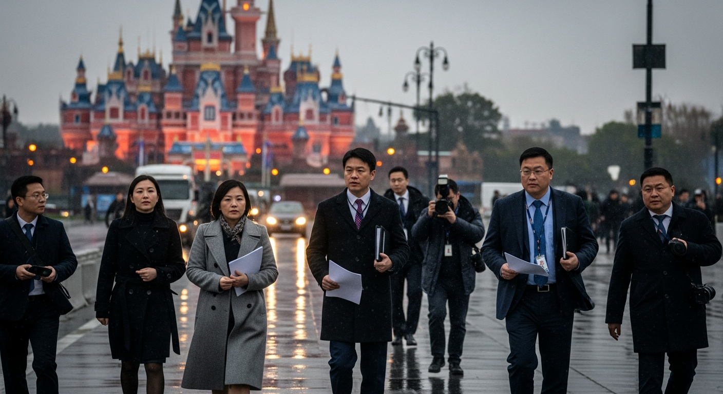 Imagen generada por IA para: Shanghai Disneyland alcanzó 100 millones de visitantes acumulados en 2025