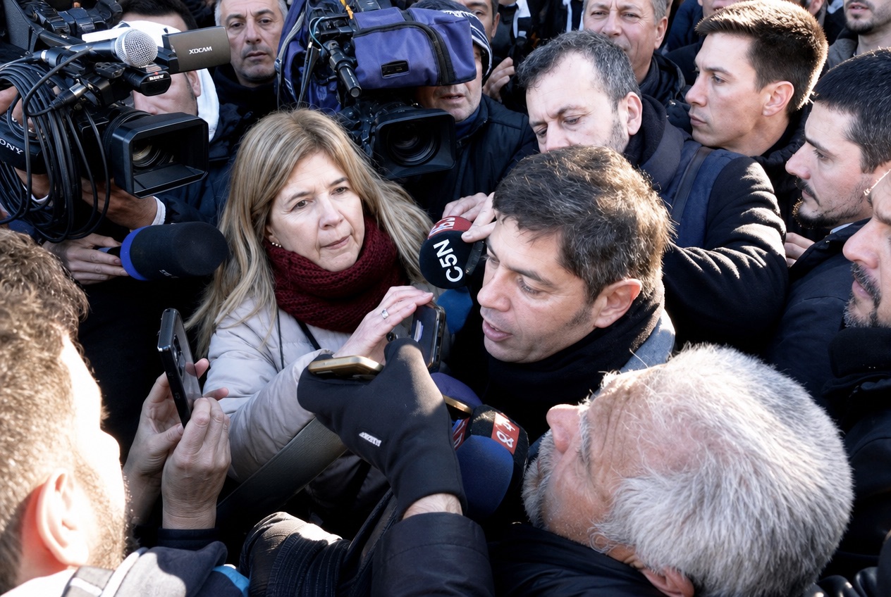 Kicillof usó la peregrinación de San Cayetano para hacer política contra Milei: "Los salarios no alcanzan para cubrir cuestiones básicas."